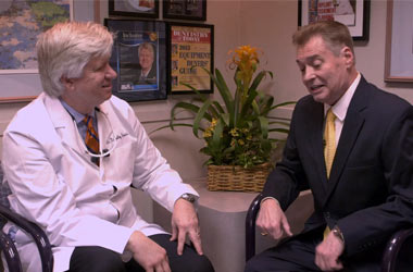 dr kosinski with patient interview