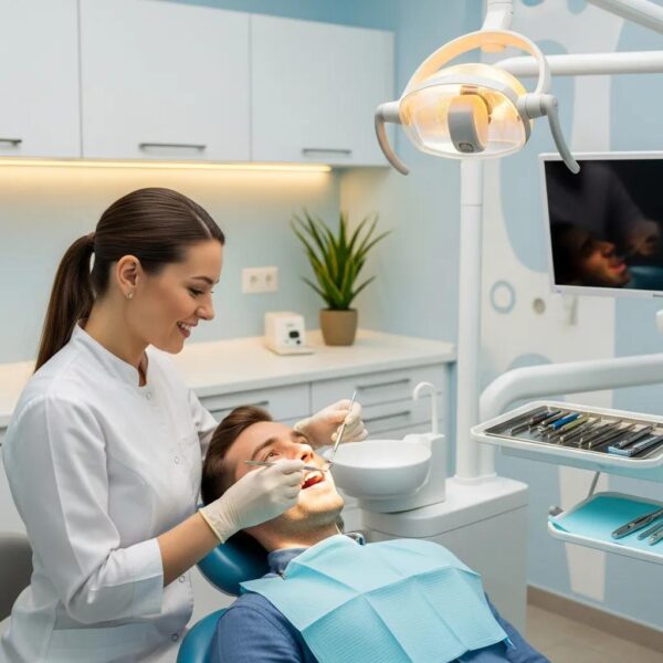 dental-clinic-scene-with-a-dentist-examining-a-patient-highlighting-expert-care-in-tooth-extractions
