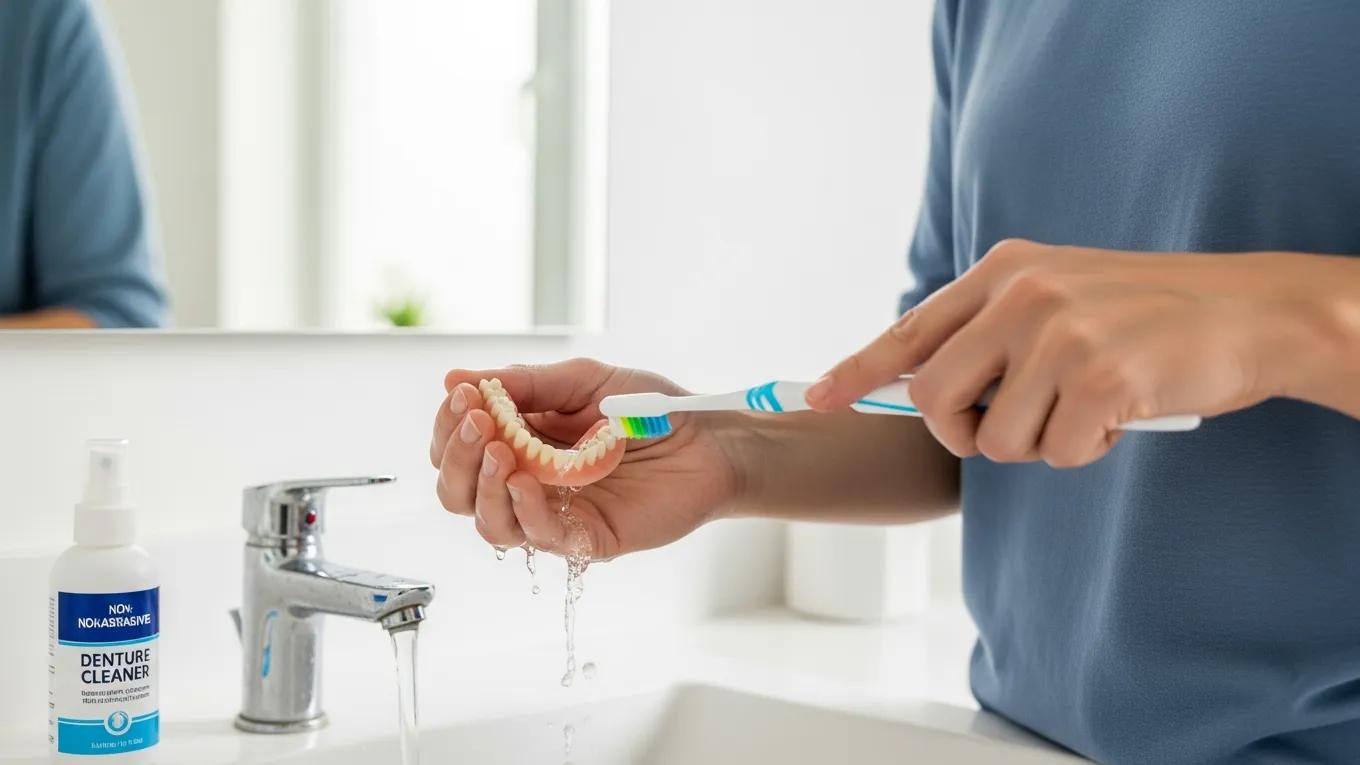 person-cleaning-partial-dentures-with-a-soft-bristle-toothbrush-in-a-bright-bathroom-setting